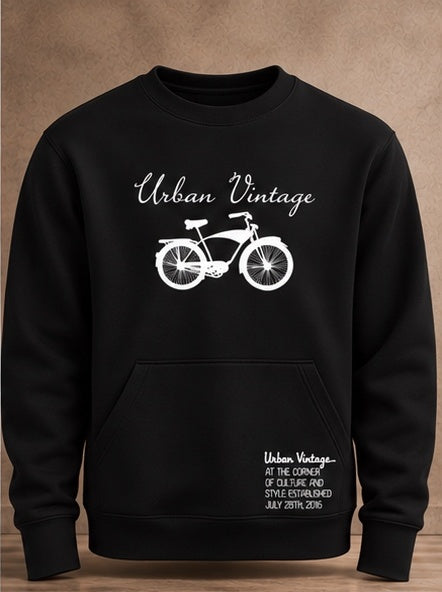 UV Original Logo Pocket Crew - Black