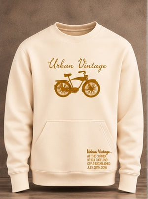 UV Original Logo Pocket Crew - Neutral/Gold