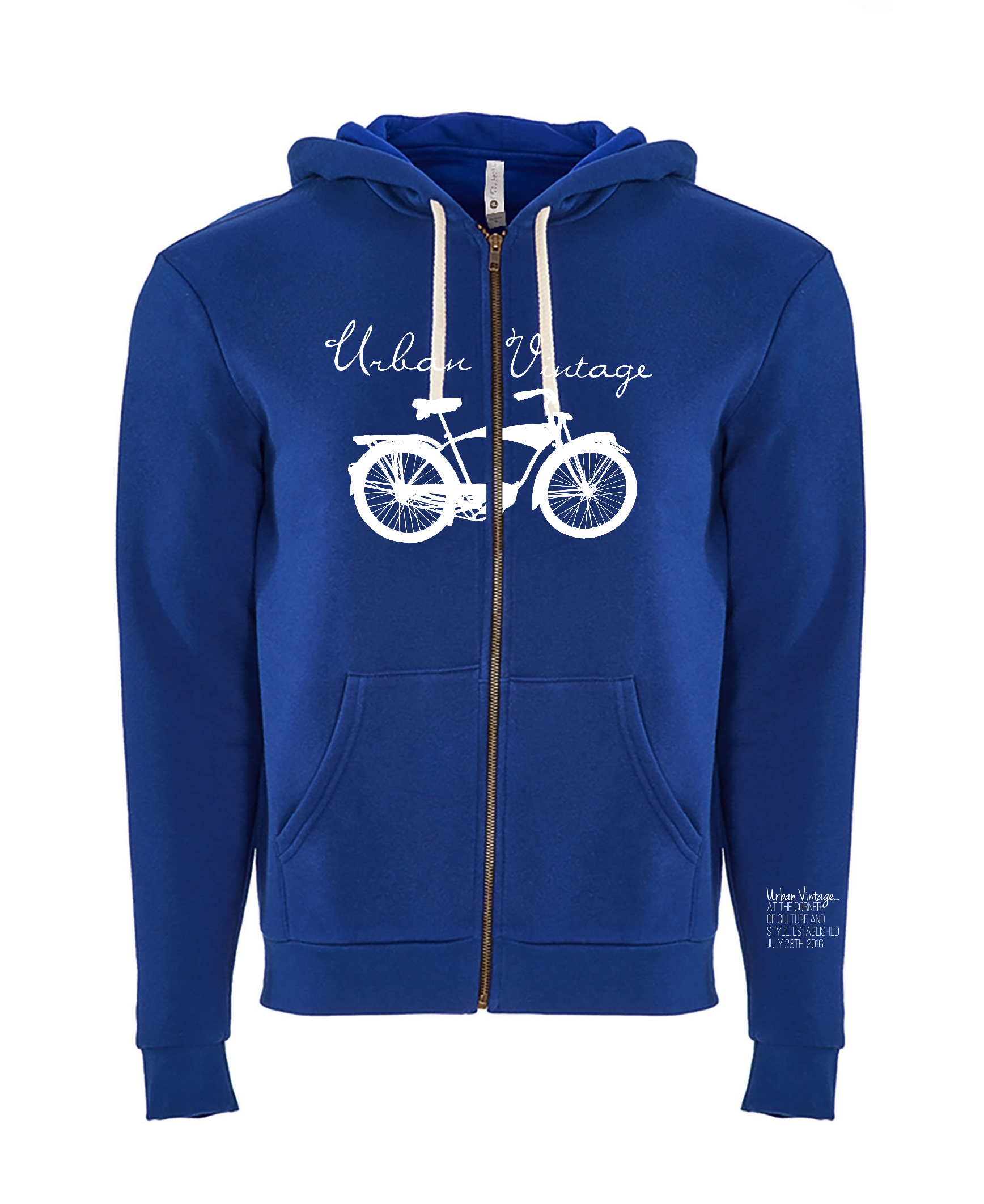 80's Unisex Zip Hoodie - Urban Vintage Clothing 80's Unisex Zip Hoodie - Urban Vintage Clothing