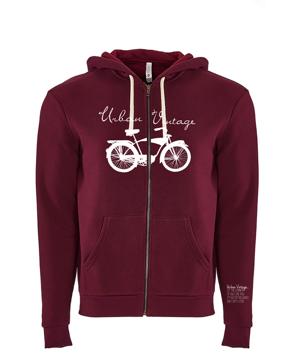 80's Unisex Zip Hoodie - Urban Vintage Clothing 80's Unisex Zip Hoodie - Urban Vintage Clothing