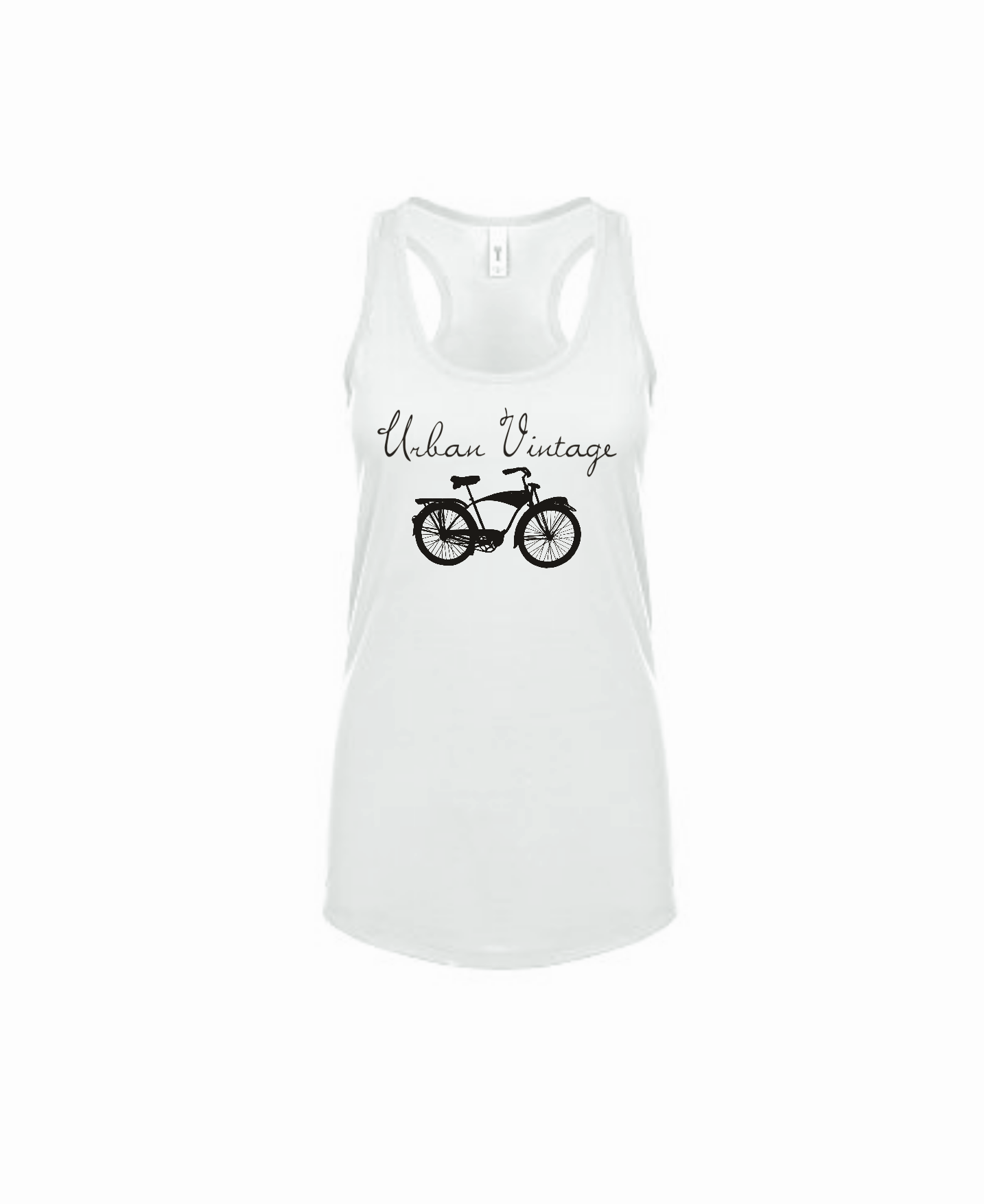 UV Women's Racerback Tank-White/Black