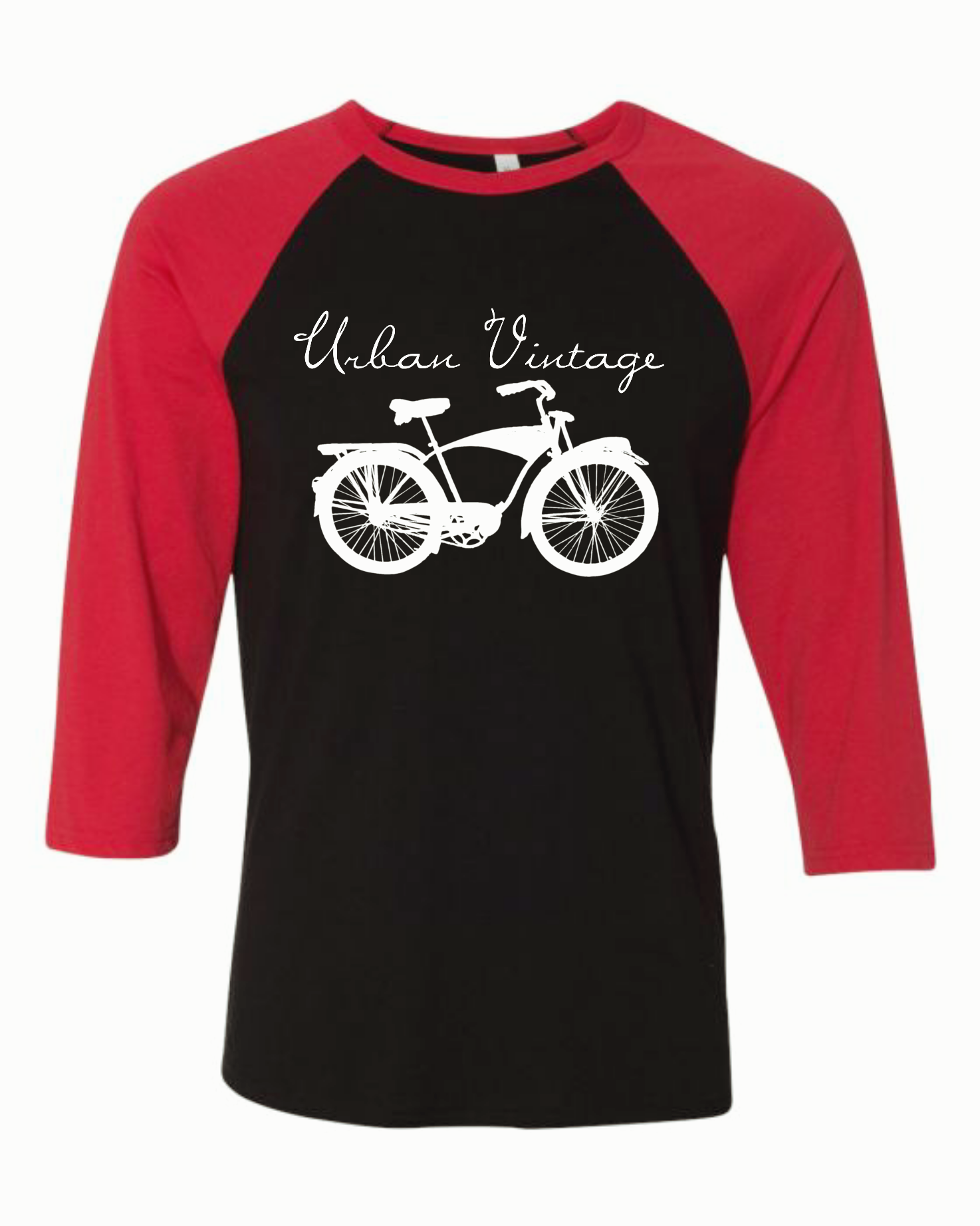 UV All Around Raglan-Red/Black/White