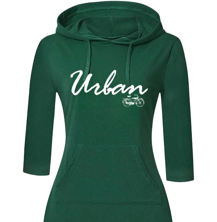 UV Pullover Hoodie Dress