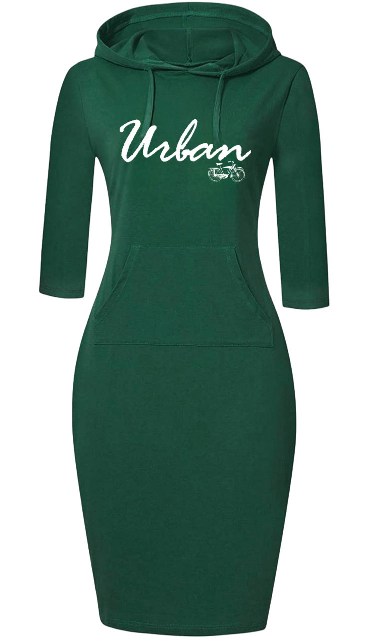 UV Pullover Hoodie Dress